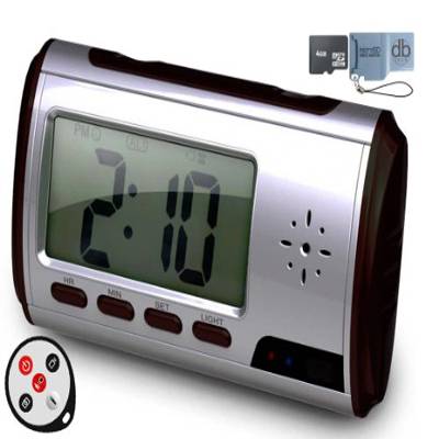 Spy Long Time Recording Digital Table Clock With Sony Camera In Delhi